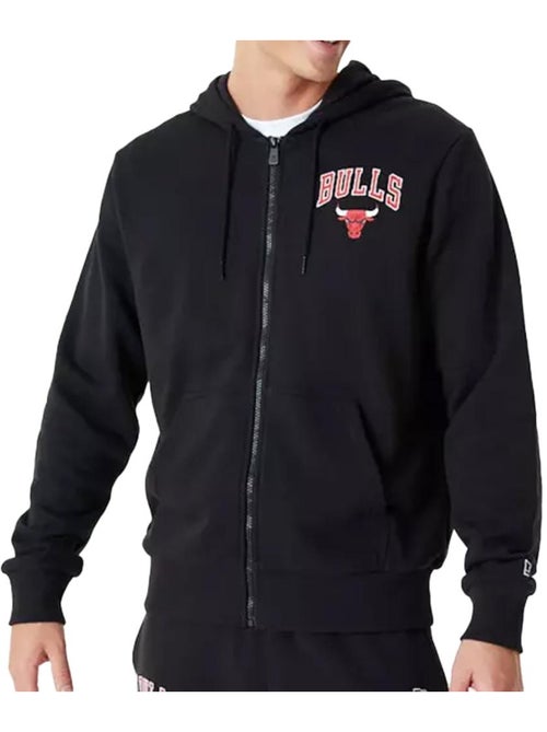 Sweat zíper preto new era 60348866 para homem - Kiabi Sweat zíper preto new era 60348866 para homem - Kiabi