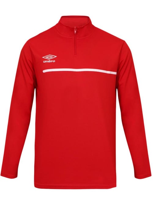 Sweat Zíper Vermelho Umbro para Rapaz 724910 - Kiabi Sweat Zíper Vermelho Umbro para Rapaz 724910 - Kiabi