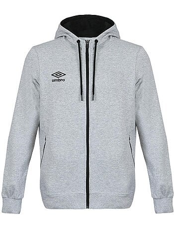 Sweat Zippado Cinzento Umbro para Homem 943861