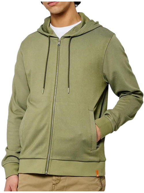 Sweat zippado kaki para homem kaporal lubin25em33 - Kiabi