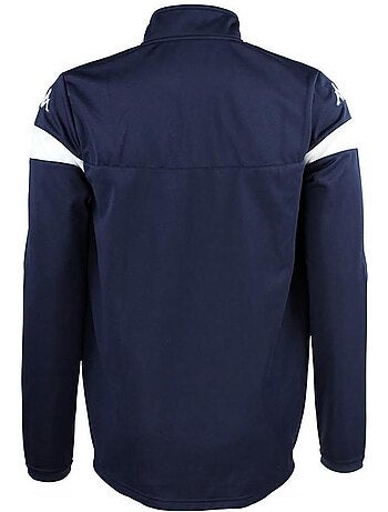 Sweat zippado kappa novare preto para homem