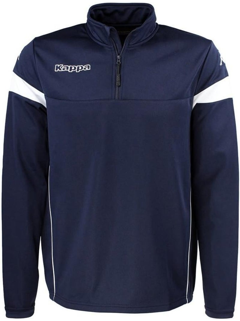 Sweat zippado kappa novare preto para homem Preto - Kiabi