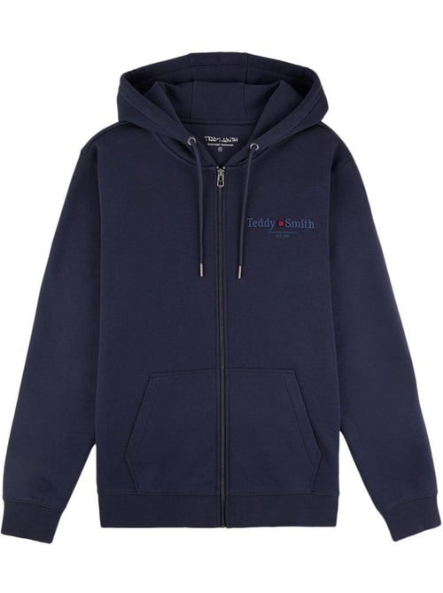 Sweat zippado para homem teddy smith giclass 30j azul marinho - Kiabi Sweat zippado para homem teddy smith giclass 30j azul marinho - Kiabi