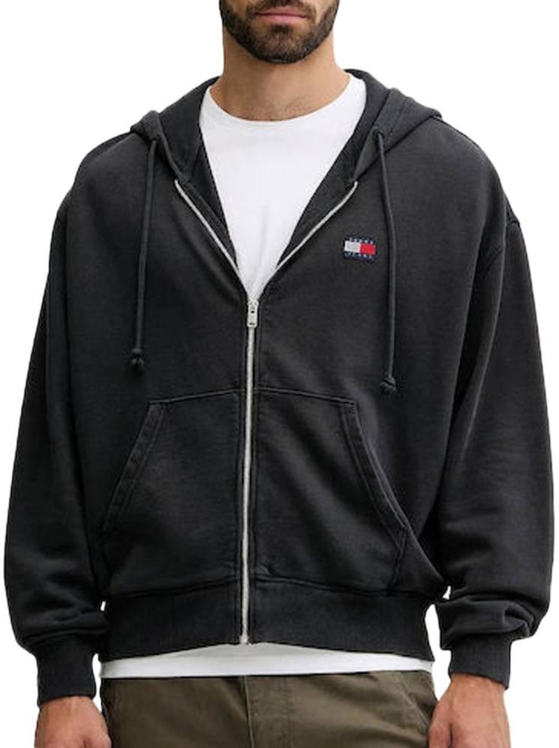 Sweat Zippado Preto para Homem Tommy Hilfiger DM0DM22080 Preto - Kiabi