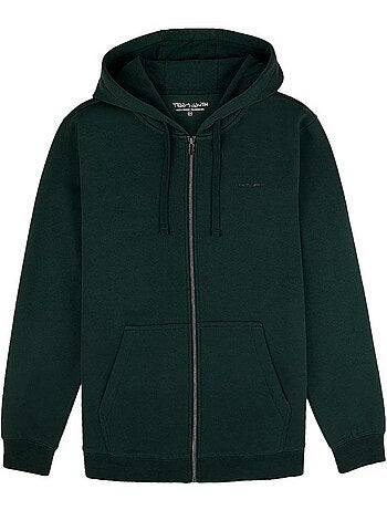 Sweat Zippado Verde Escuro para Homem Teddy Smith Giclass Little