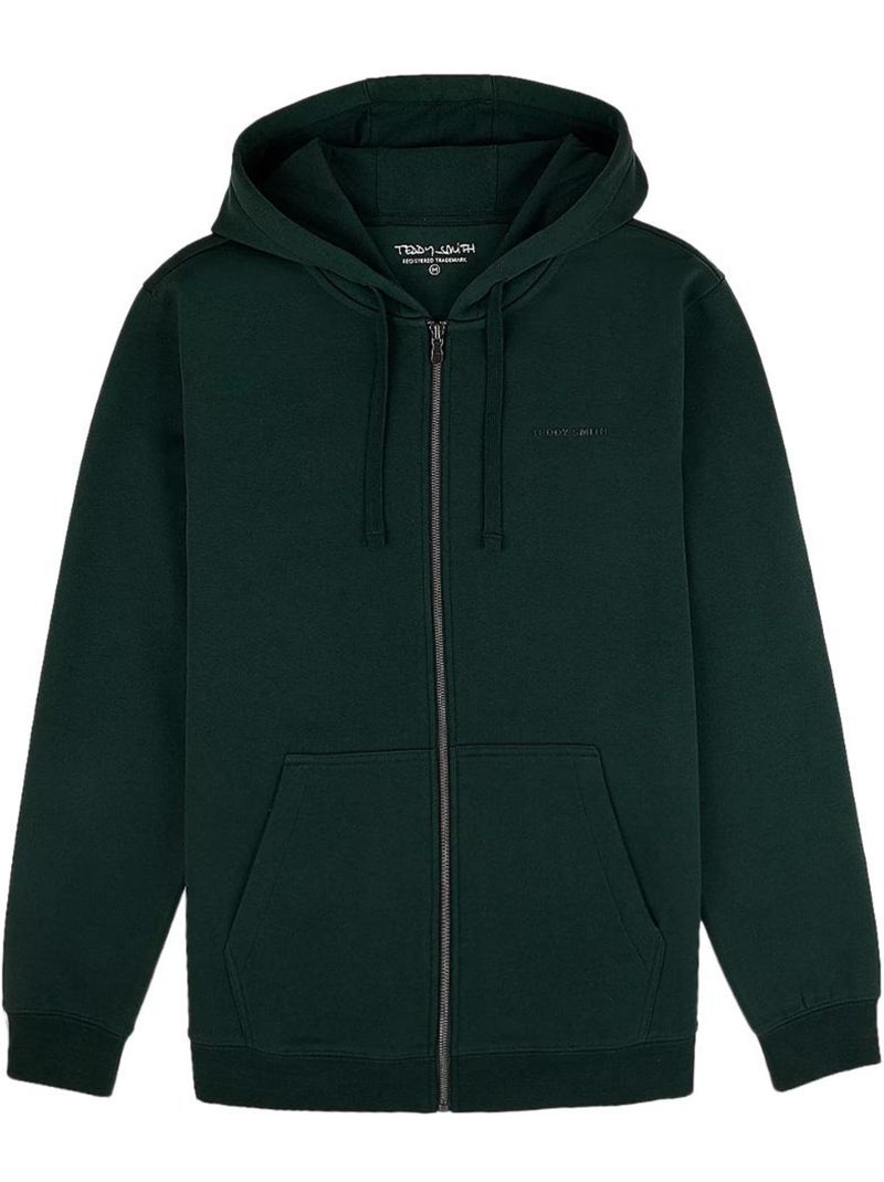 Sweat Zippado Verde Escuro para Homem Teddy Smith Giclass Little Verde - Kiabi