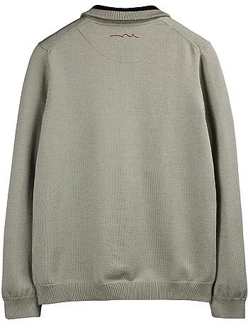 Sweat zippé teddy smith martyn para homem azul-marinho