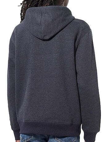 Sweat zippé azul marinho para homem kaporal byla