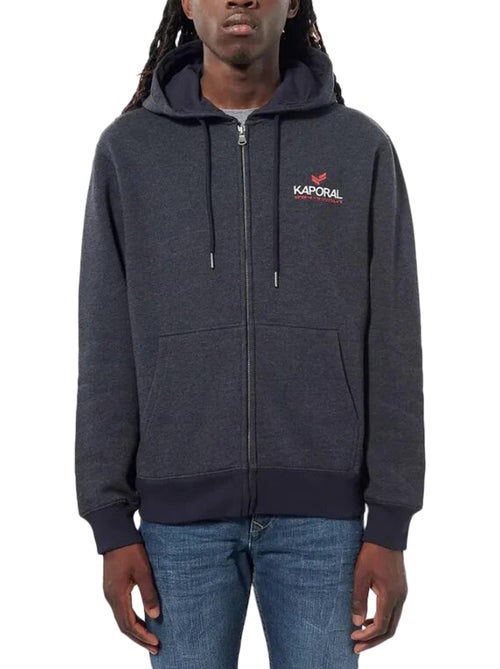 Sweat zippé azul marinho para homem kaporal byla - Kiabi Sweat zippé azul marinho para homem kaporal byla - Kiabi