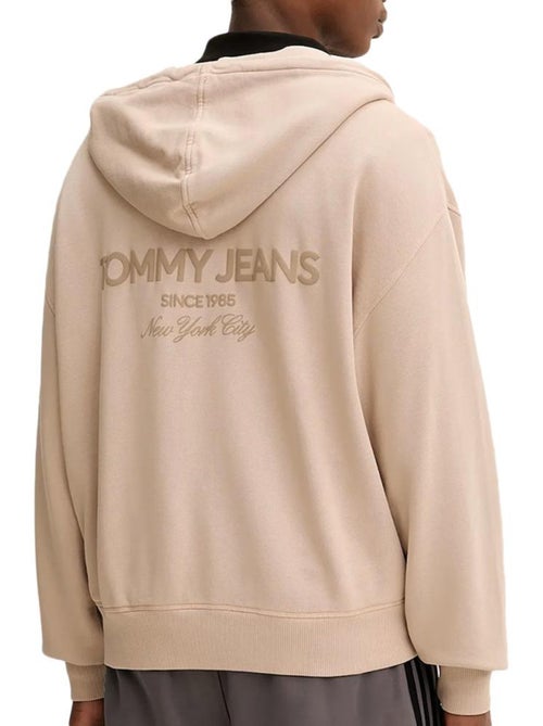 Sweat zippé bege para homem tommy hilfiger dm0dm22080 - Kiabi