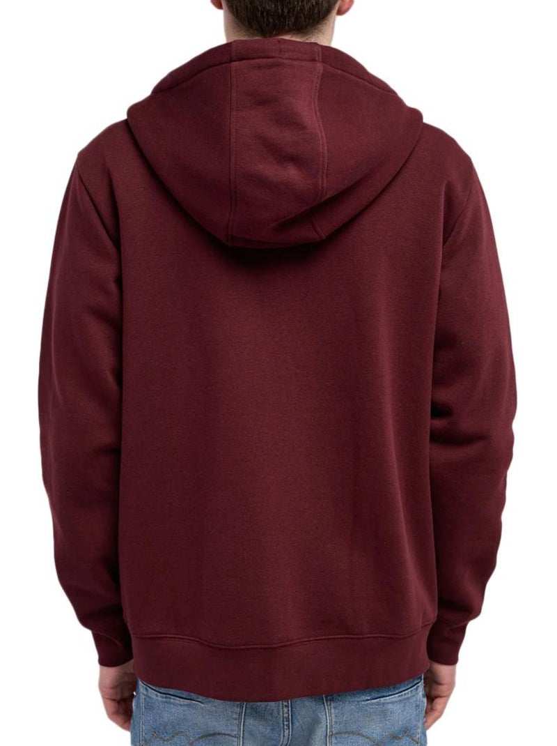 Sweat Zippé Bordeaux para Homem Teddy Smith Giclass 30J Bordô - Kiabi