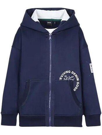 Sweat Zippé Kaporal Campus para Rapaz - Azul Marinho
