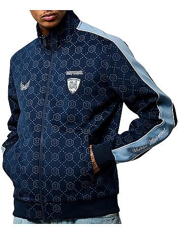 Sweat zippé kaporal jenso para homem azul marinho