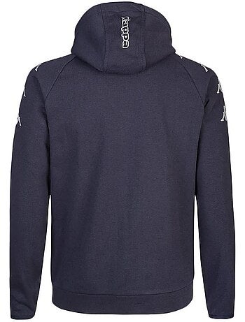 Sweat zippé kappa divieto para menino azul marinho