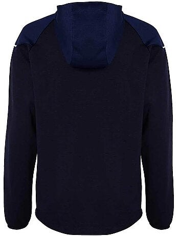Sweat zippé kappa fianto azul para homem