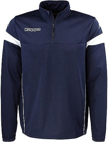 Sweat Zippé Kappa Novare para Rapaz - Azul Marinho