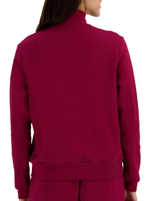 Sweat Zippé Le Coq Sportif Heritage Bordeaux para Mulher - Kiabi Sweat Zippé Le Coq Sportif Heritage Bordeaux para Mulher - Kiabi