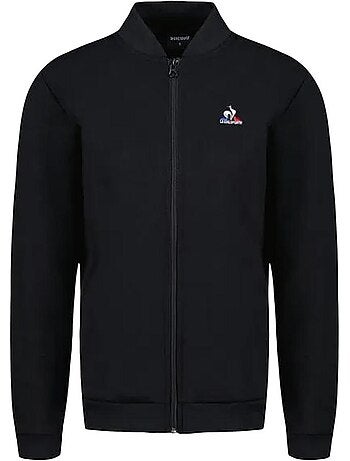 Sweat zippé le coq sportif n°1 preto para mulher