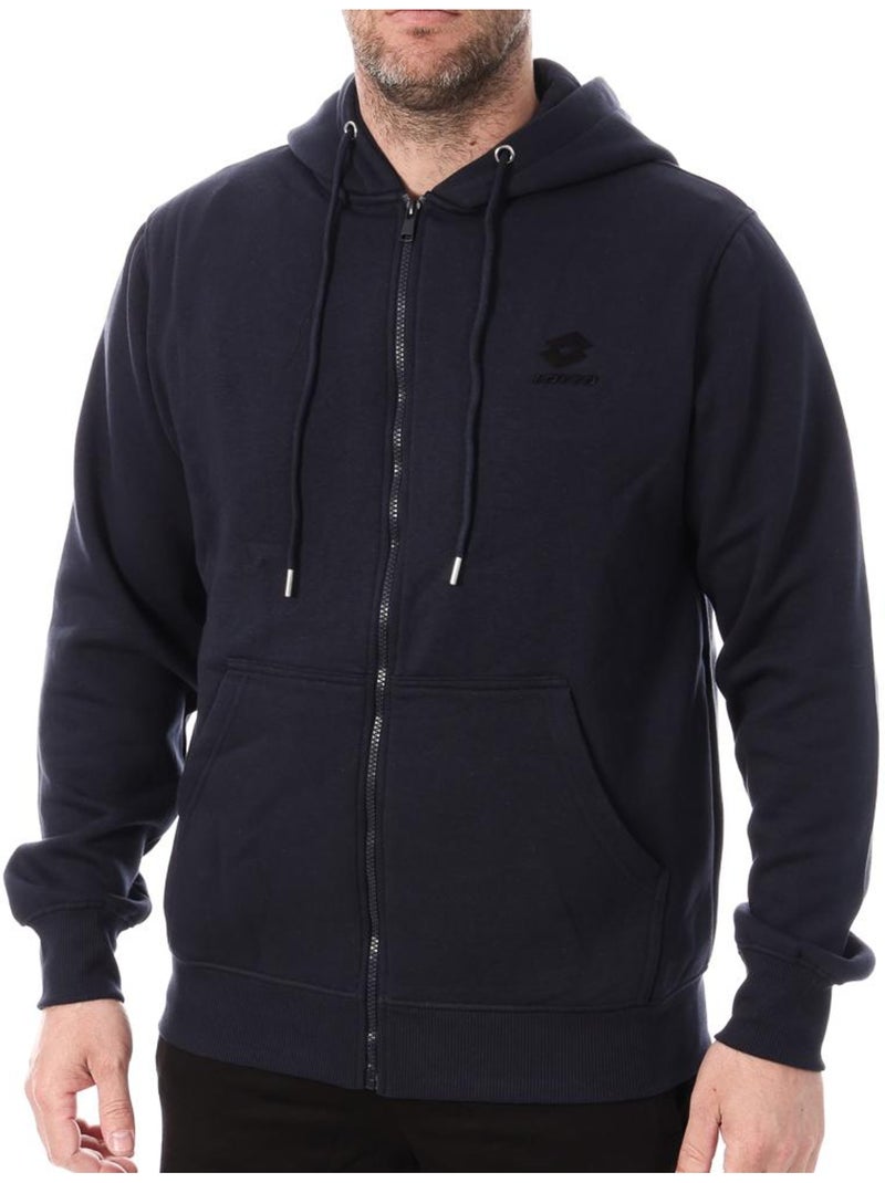 Sweat Zippé Lotto LT23 Azul Marinho para Homem Azul-marinho - Kiabi
