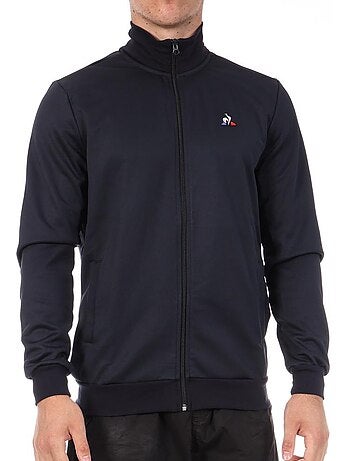 Sweat zippé masculino le coq sportif captain azul-marinho