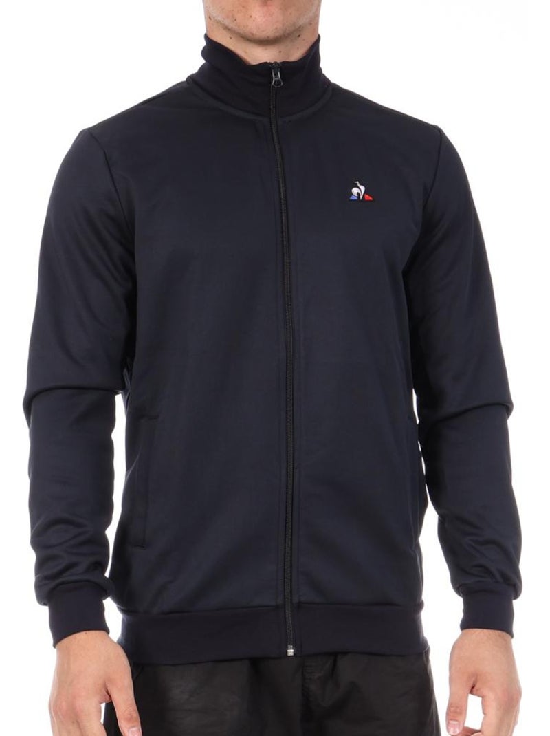 Sweat Zippé Masculino Le Coq Sportif Captain Azul-Marinho Azul-marinho - Kiabi