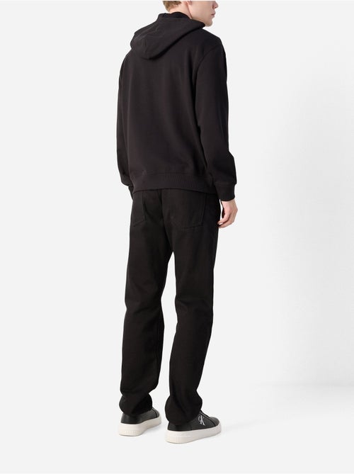 Sweat zippé preto de homem calvin klein jeans terry monogram - Kiabi Sweat zippé preto de homem calvin klein jeans terry monogram - Kiabi