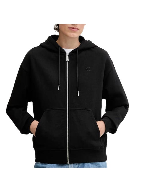 Sweat Zippé Preto Feminino Calvin Klein Jeans Archive - Kiabi Sweat Zippé Preto Feminino Calvin Klein Jeans Archive - Kiabi