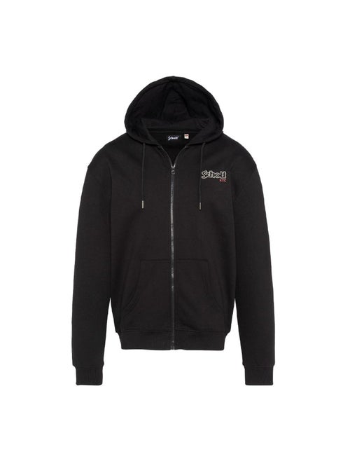Sweat zippé preto para homem schott swhsam - Kiabi Sweat zippé preto para homem schott swhsam - Kiabi