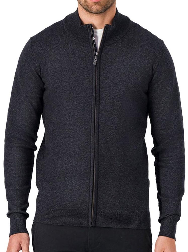 Sweat zippé teddy smith martyn para homem azul-marinho Azul-marinho - Kiabi