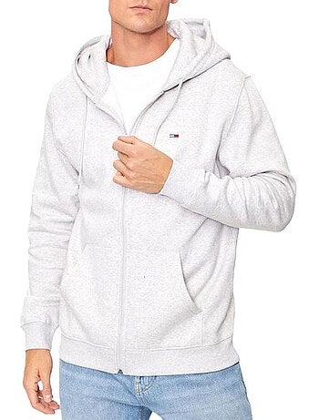 Sweat Zippé Tommy Hilfiger Cinzento Claro para Homem DM0DM2