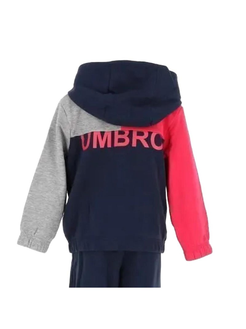 Sweat zippé umbro gam para rapaz em azul-marinho, vermelho e cinzento Vermelho - Kiabi