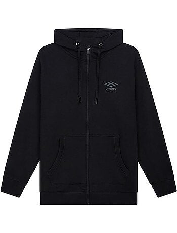 Sweat zippé umbro sherpa preto para homem