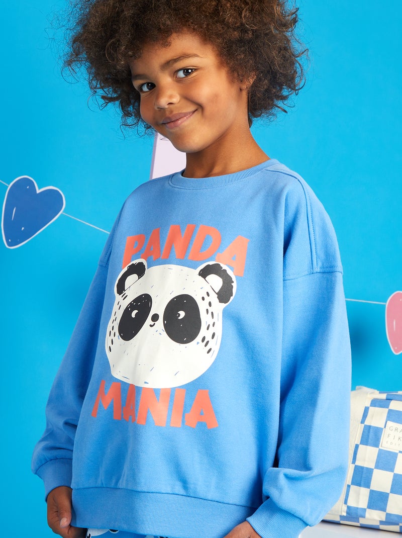 Sweatshirt - Graphik Edition AZUL - Kiabi