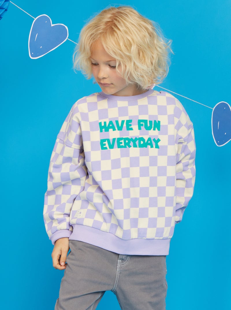 Sweatshirt - Graphik Edition VIOLETA - Kiabi