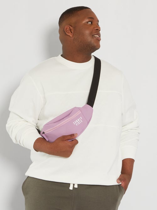 Sweatshirt acolchoada em moletão - Kiabi