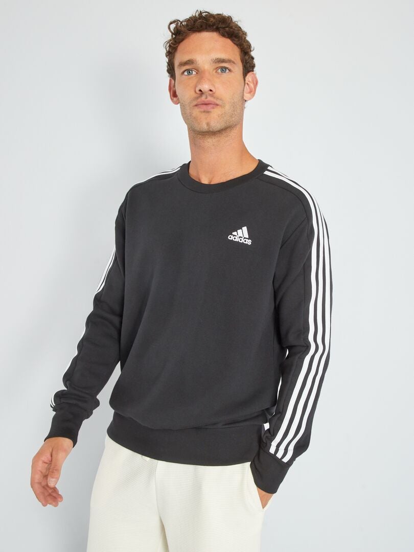 Sweatshirt 'Adidas' em moletão PRETO - Kiabi