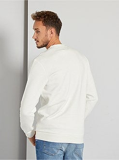 Sweatshirt almofadada com motivo aos ziguezagues +1,90 m - Kiabi