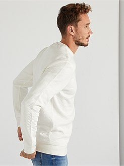 Sweatshirt almofadada com motivo aos ziguezagues +1,90 m - Kiabi