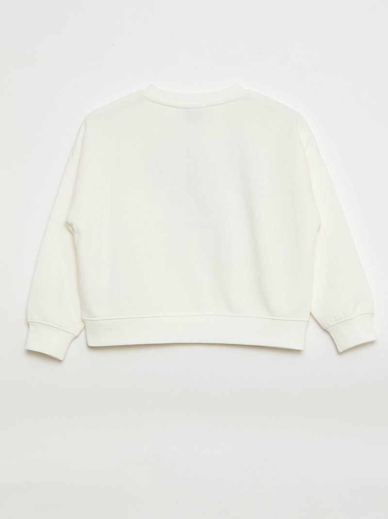 Sweatshirt 'Angel 'Disney' Branco - Kiabi