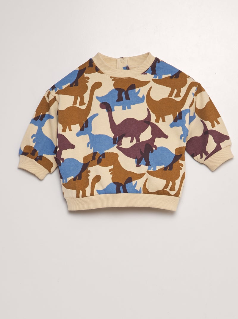Sweatshirt 'animais' BEGE - Kiabi