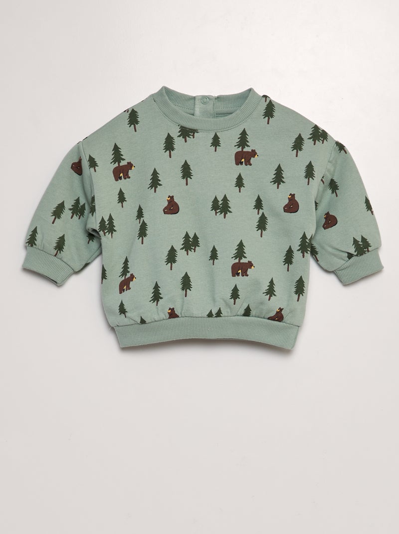 Sweatshirt 'animais' VERDE - Kiabi