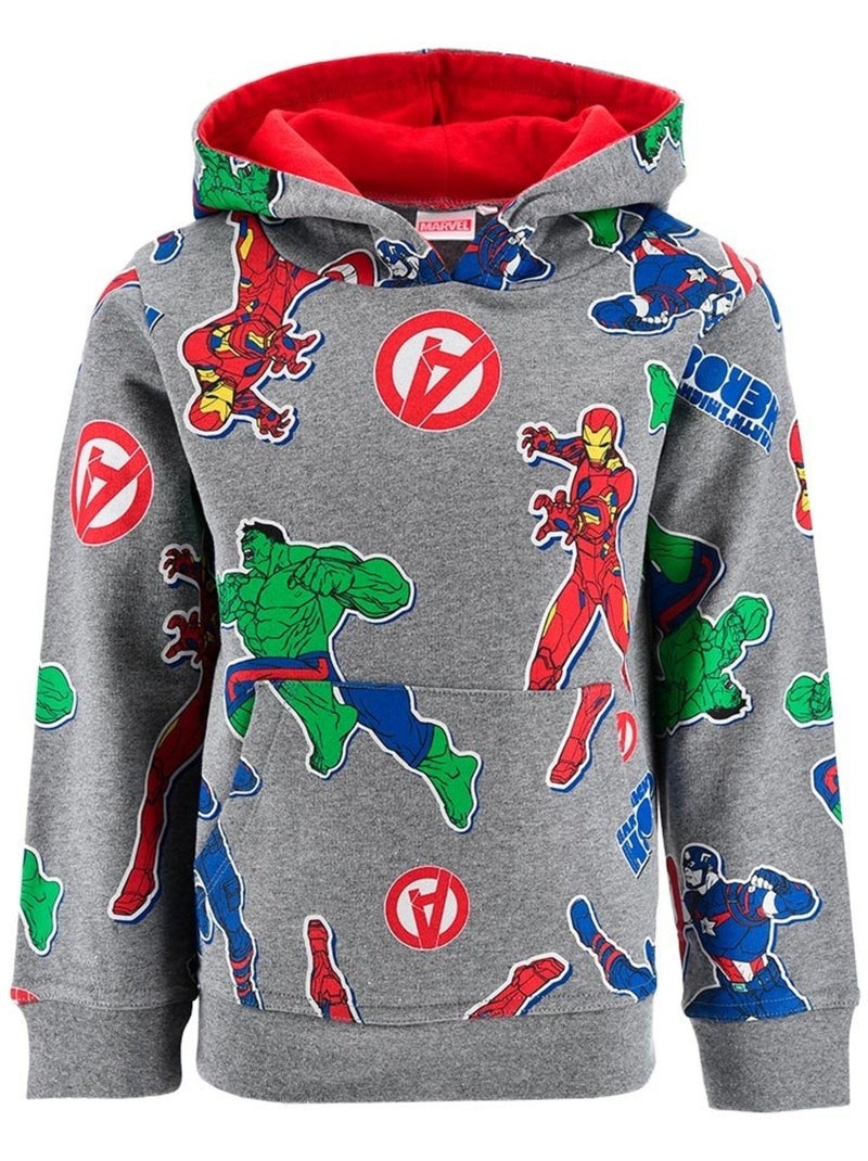 Sweatshirt avengers menino | licença oficial Cinza - Kiabi