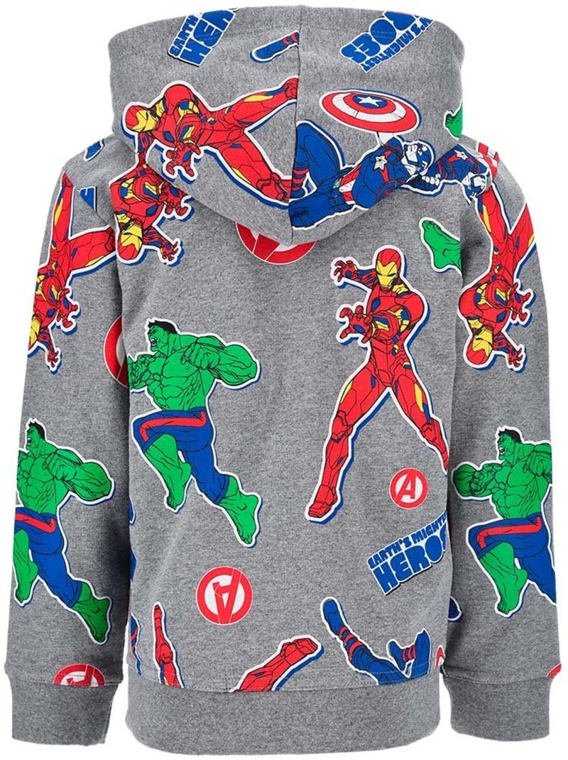 Sweatshirt avengers menino | licença oficial Cinza - Kiabi