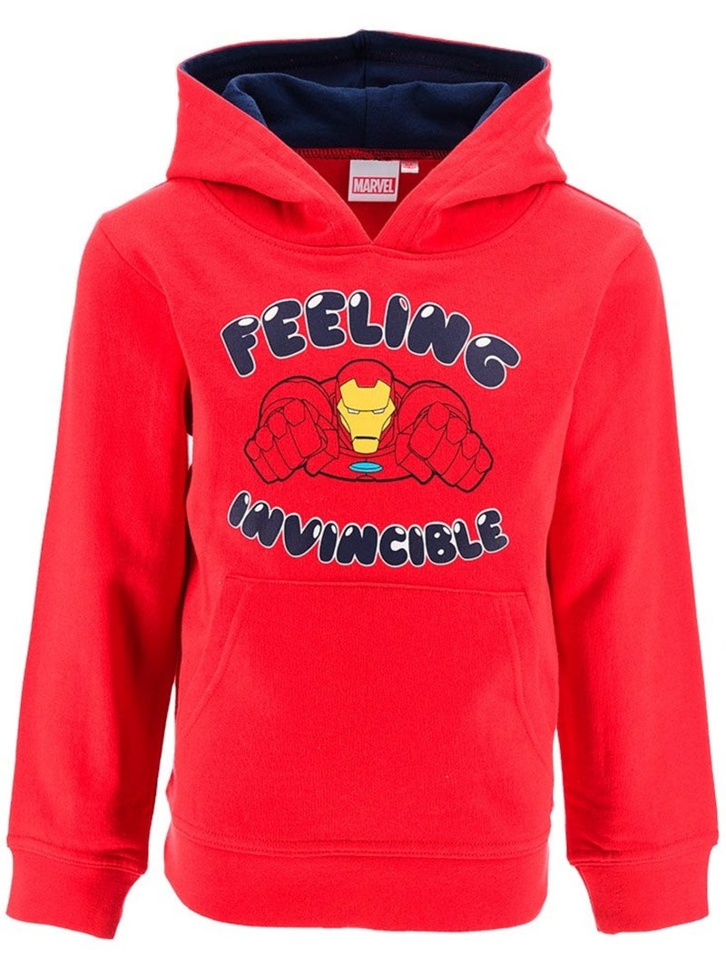 Sweatshirt avengers menino | licença oficial Vermelho - Kiabi