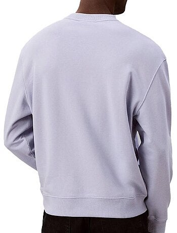 Sweatshirt azul calvin klein jeans para homem 350terry mono