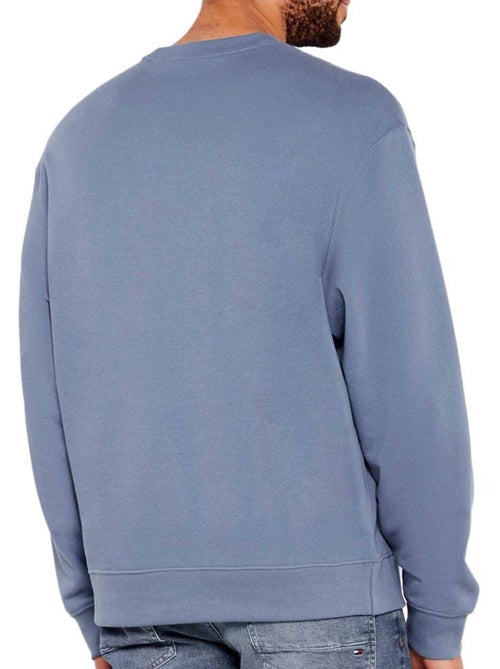 Sweatshirt azul calvin klein jeans terry com emblema para homem - Kiabi Sweatshirt azul calvin klein jeans terry com emblema para homem - Kiabi