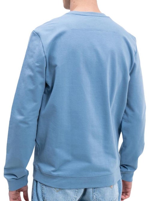 Sweatshirt azul guess com logótipo triângulo para homem - Kiabi Sweatshirt azul guess com logótipo triângulo para homem - Kiabi
