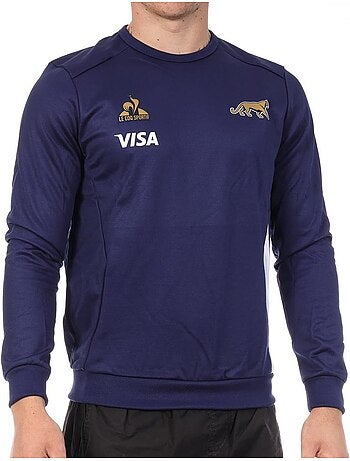 Sweatshirt Azul Le Coq Sportif Crew para Homem