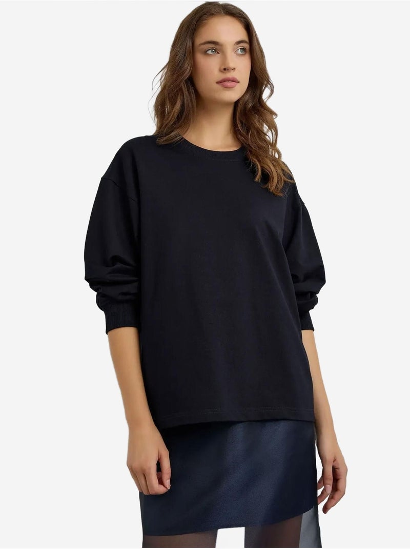 Sweatshirt azul marinho hiccup Azul - Kiabi