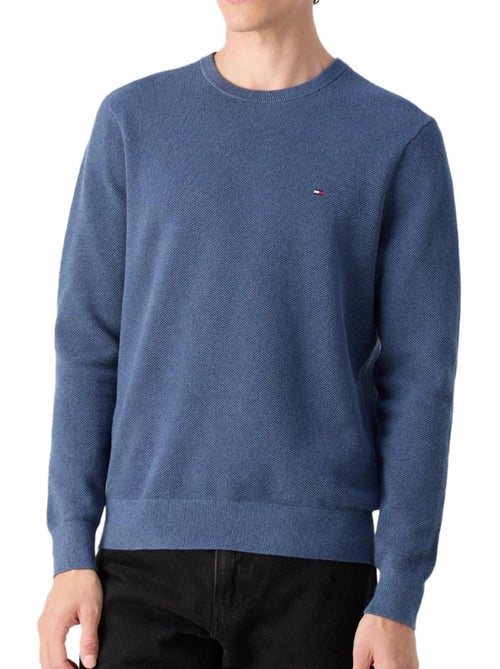 Sweatshirt azul para homem tommy hilfiger mw0mw28046 - Kiabi